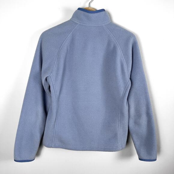 Patagonia Classic Womens Synchilla Marsupial 1/4 Zip Pullover Fleece Small Blue - Picture 2 of 16